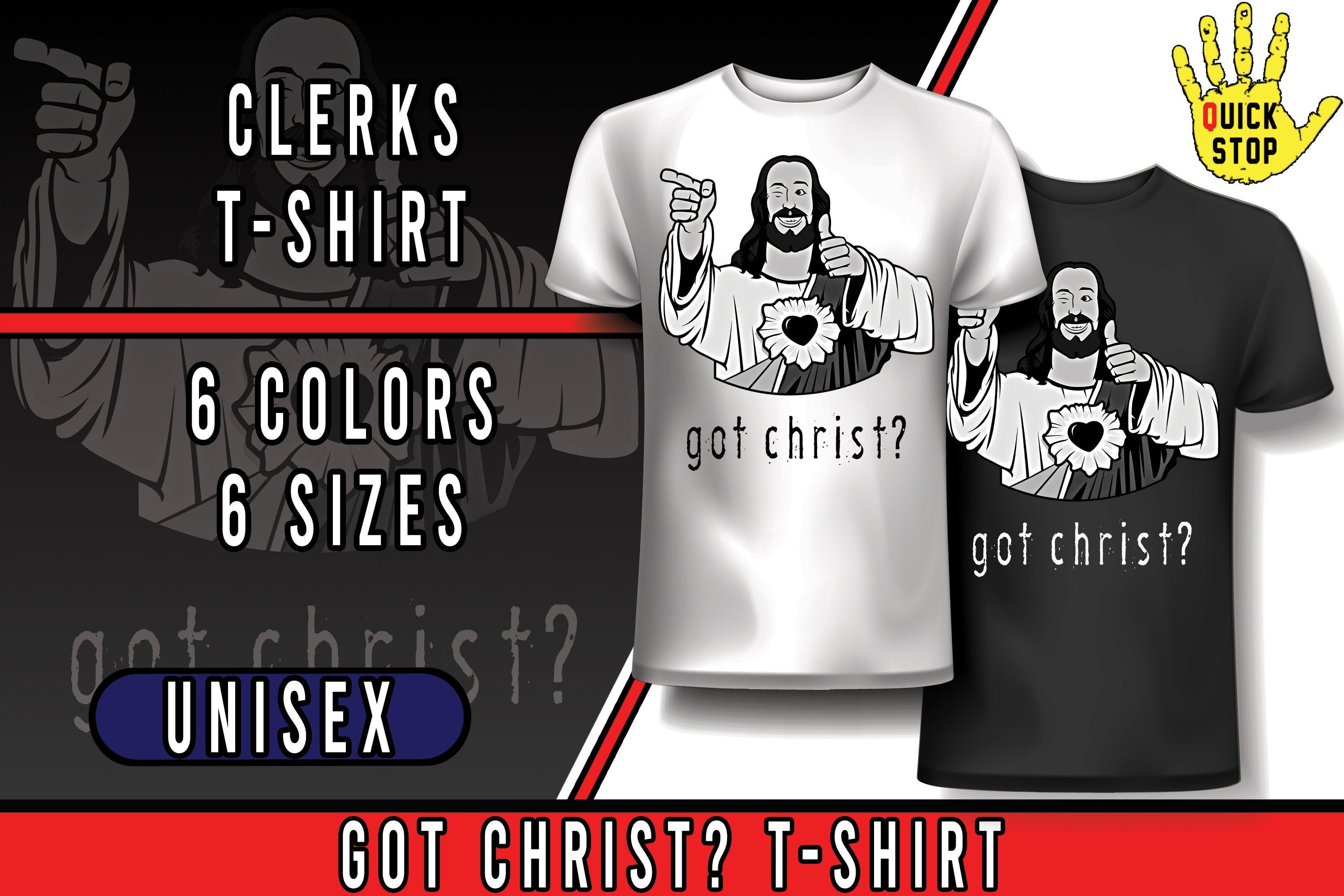 Got Christ Unisex T Shirt Buddy Jesus Christ Funny Kevin Etsy