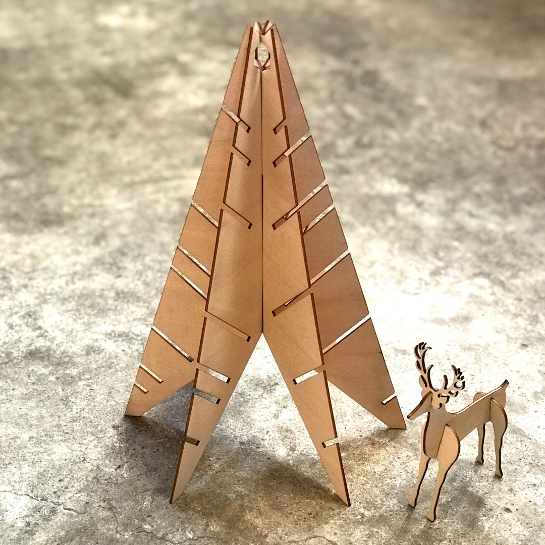 Miniature Tree & Rudolph_type01 - Etsy