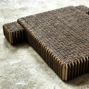 1:6 Miniature Wood Weaving Bed Frame
