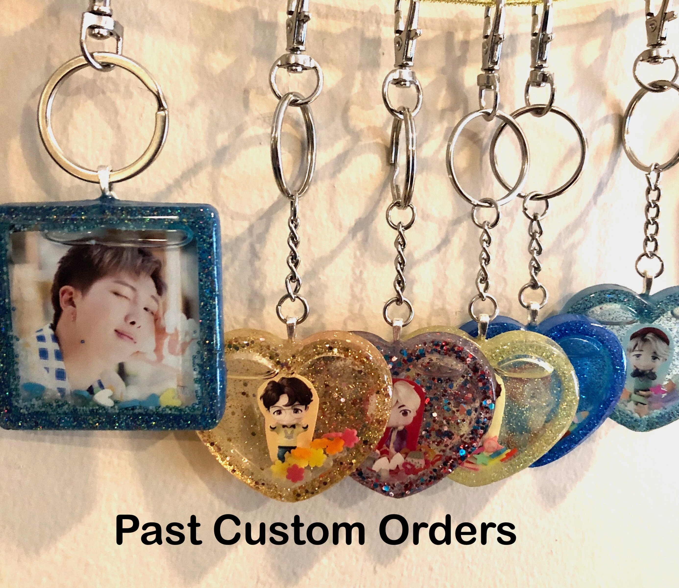 Custom Shaker Keychains Custom Hand Made Shaker Keychains - Etsy