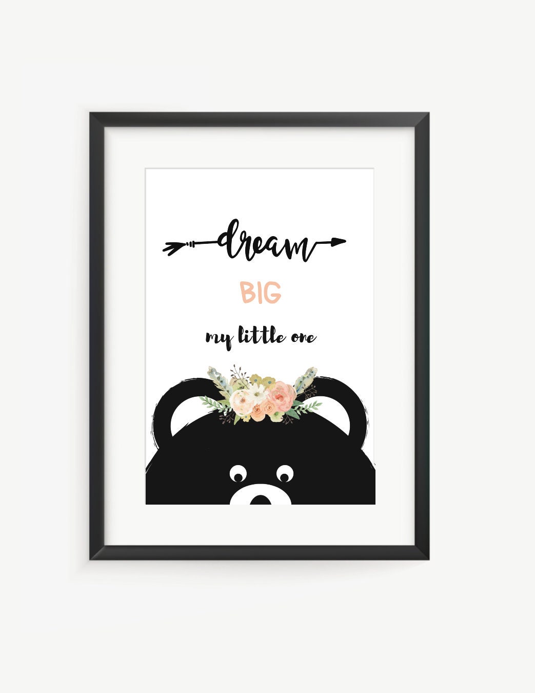 Dream Big Quote Dream Big Quote Print Dream Big Poster - Etsy