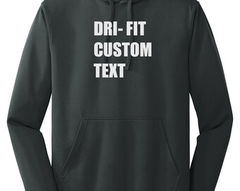 custom dri fit hoodie