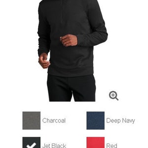 CUSTOM PULLOVER- dri-fit / fleece inside-hoodies-sweatshirts-cotton or dri-fit image 2