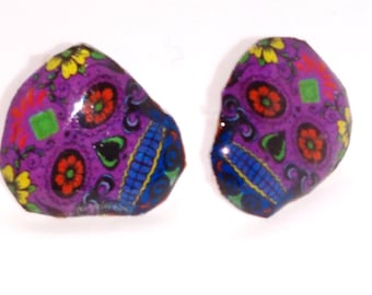 pendientes de cráneo