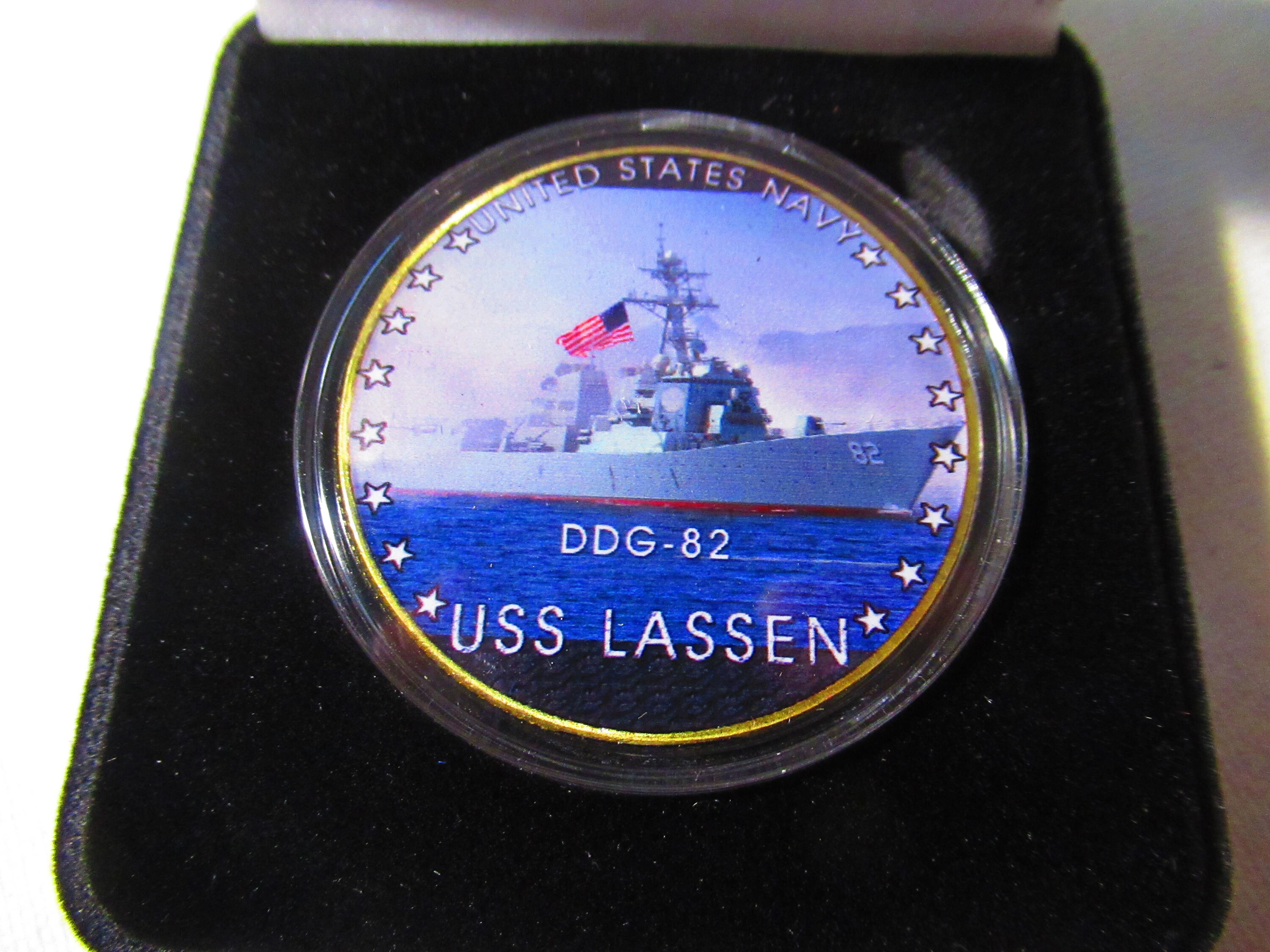 チャレンジメダル⑲ USS LASSEN U S Navy - USS LASSEN (DDG-82) Challenge Coin - Etsy 日本