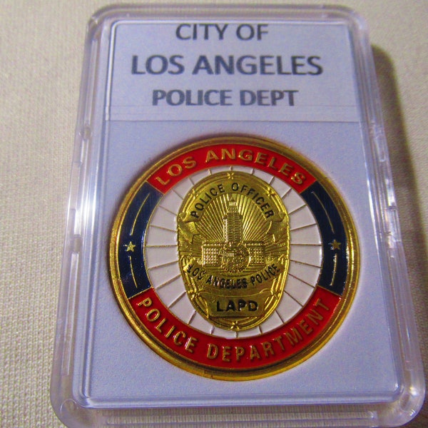 City of LOS ANGELES Police Dept. Challenge Coin