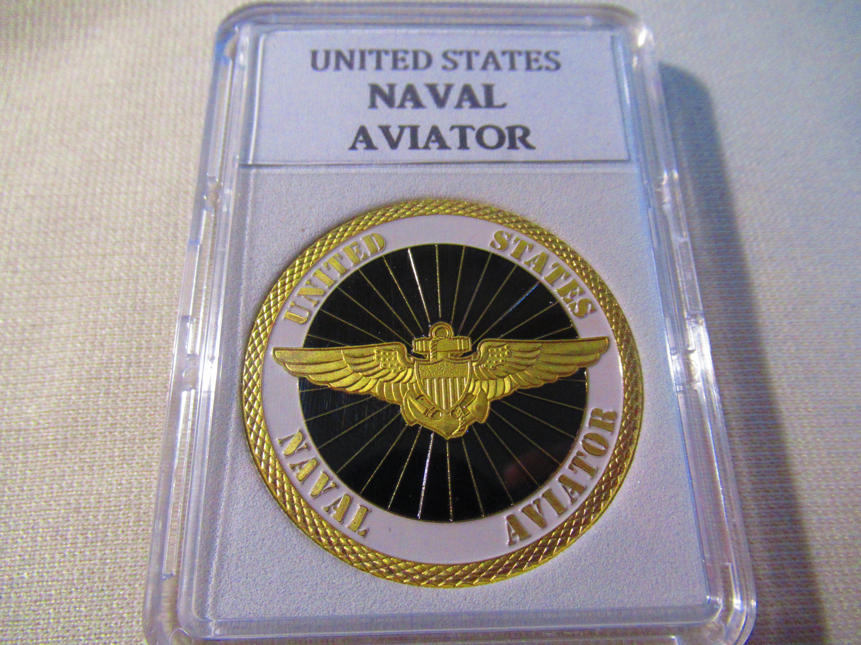 U S NAVAL AVIATOR 'WINGS' Challenge Coin - Etsy