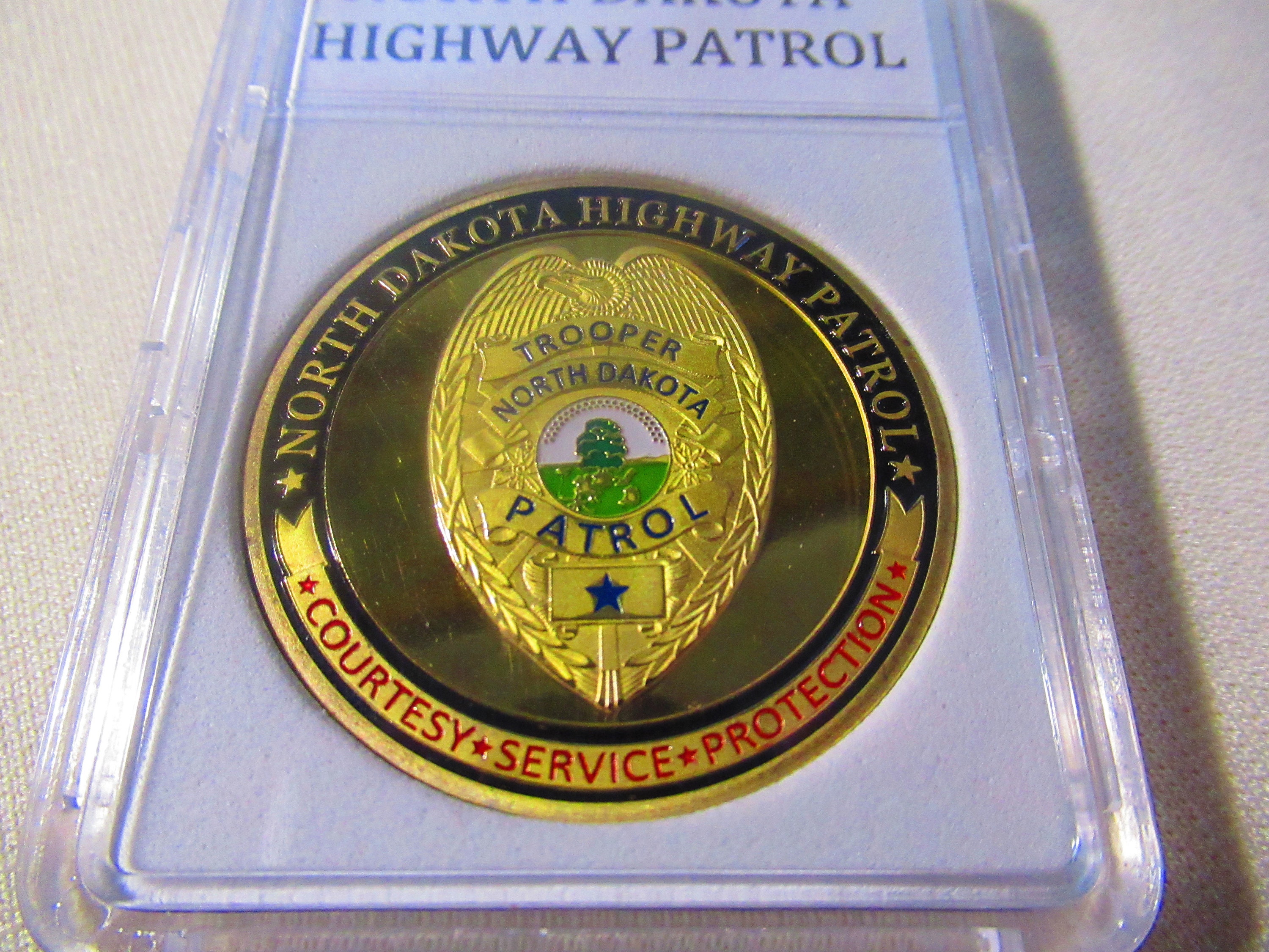 North Dakota Highway Patrol Challenge Coin - Etsy