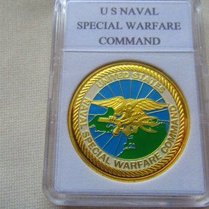 U S Naval SPECIAL WARFARE COMMAND Challenge Coin