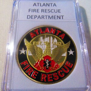 ATLANTA FIRE RESCUE Afd. Uitdagingsmunt