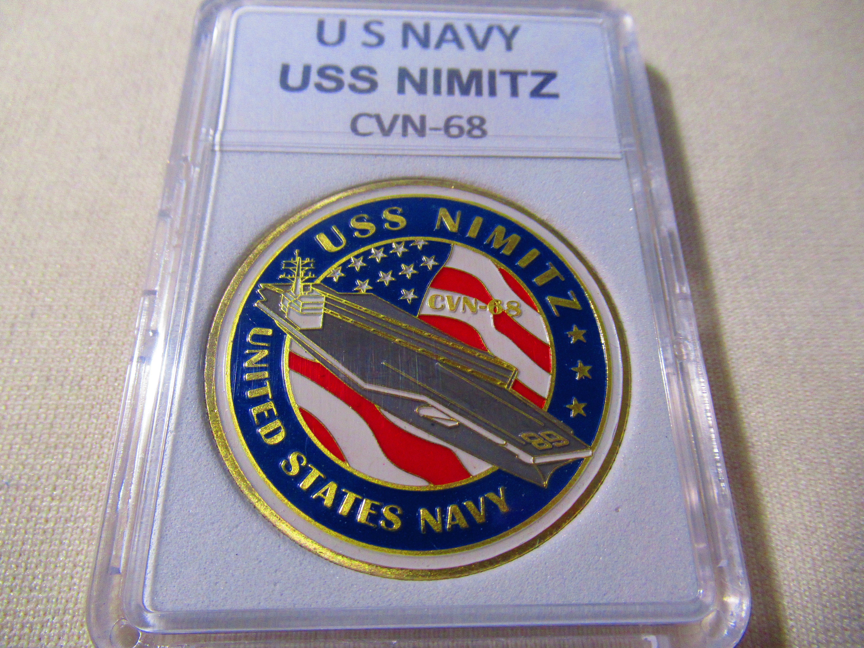 U S Navy - USS NIMITZ CVN-68 Challenge Coin - Etsy