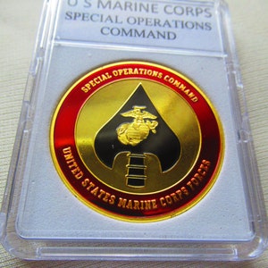 Moneda de desafío del COMANDO DE OPERACIONES ESPECIALES del Cuerpo de Marines de EE. UU.
