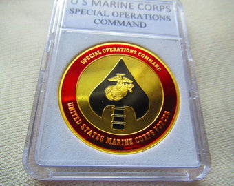 U S Marine Corps SPECIAL OPERATIONS COMMAND Challenge Coin