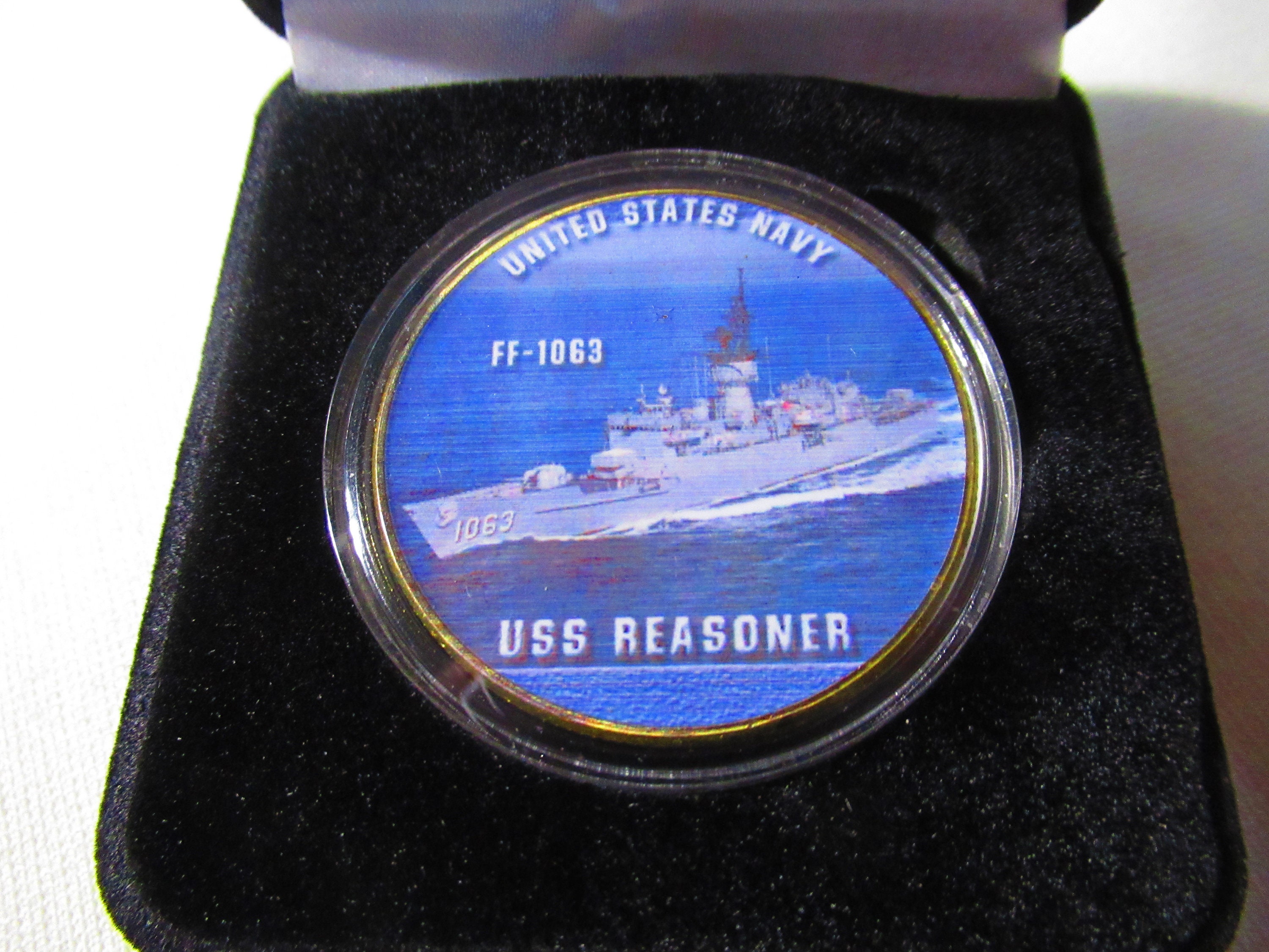 U S Navy USS REASONER FF-1063 Challenge Coin | Etsy