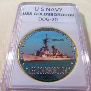 Moneda de desafío USS GOLDSBOROUGH (DDG-20) de la Marina de los EE. UU.