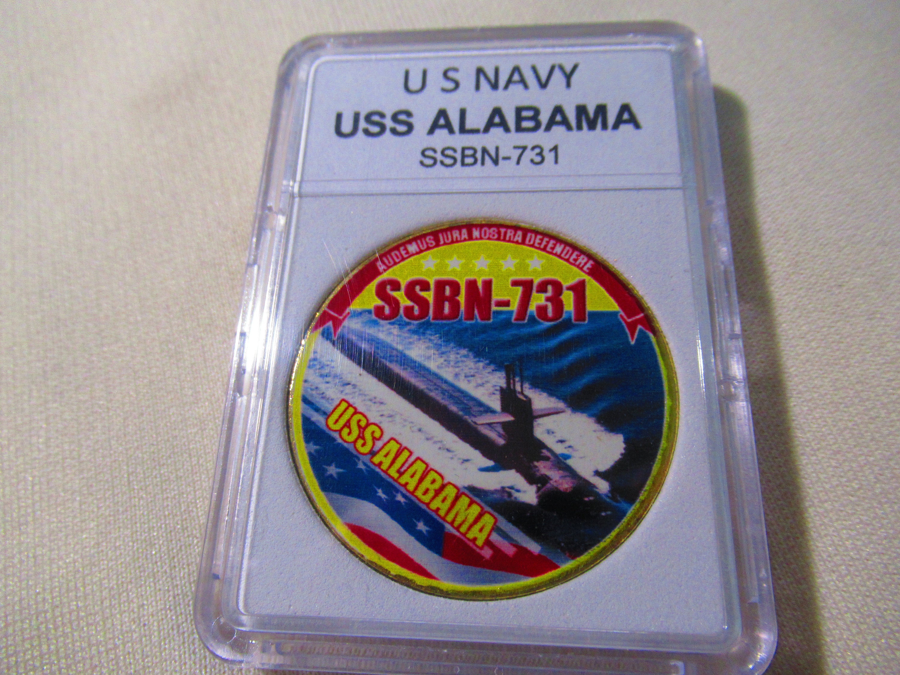 USS Alabama SSBN-731 Embroidered Baseball Cap - Available in 4 Colors
