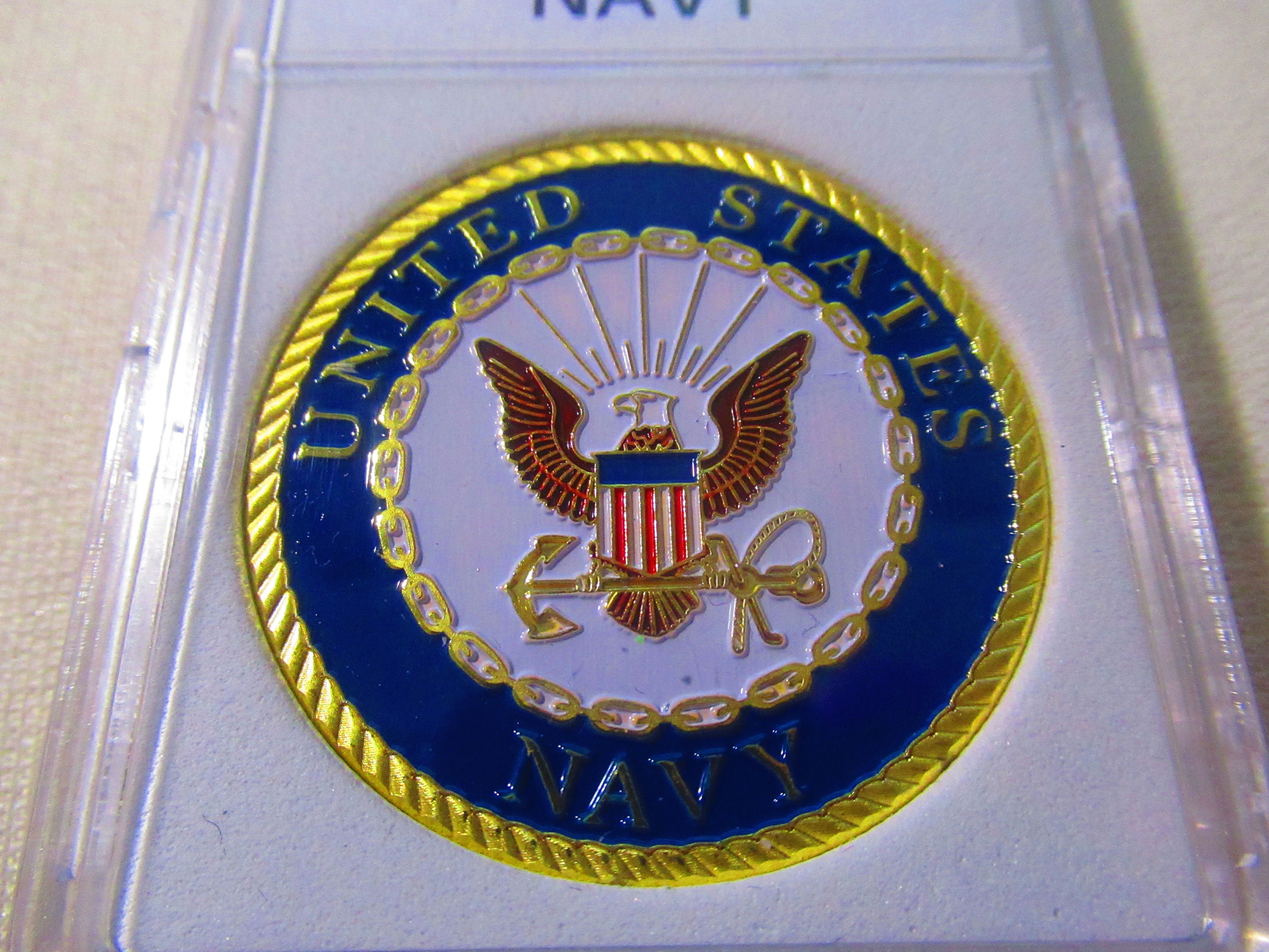 US NAVY Commemorative Challenge Coin - Etsy