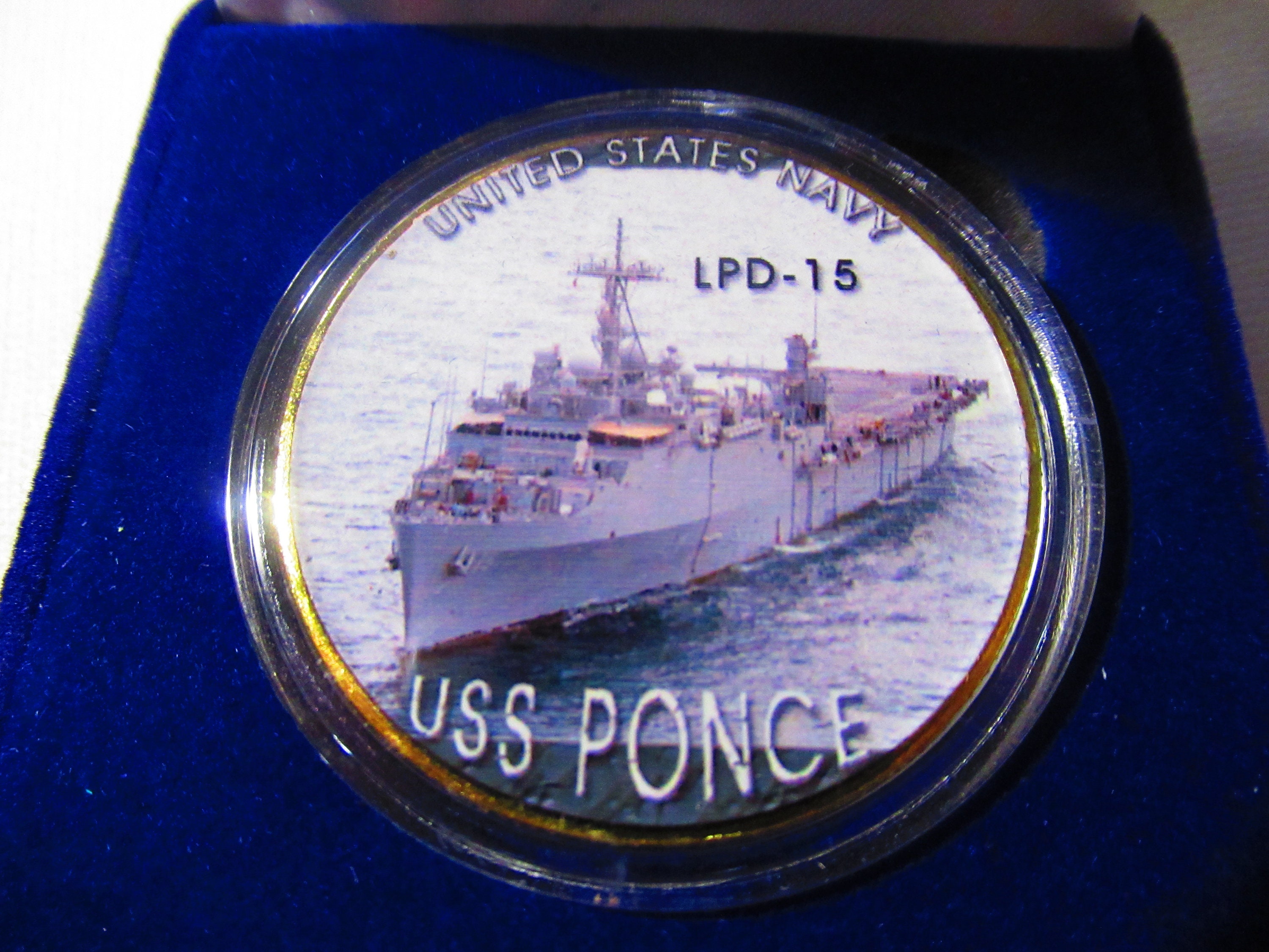 U S Navy - USS PONCE (LPD-15) Challenge Coin - Etsy