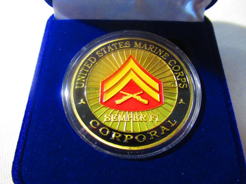 US Marine Corps Corporal Challenge Coin image 9