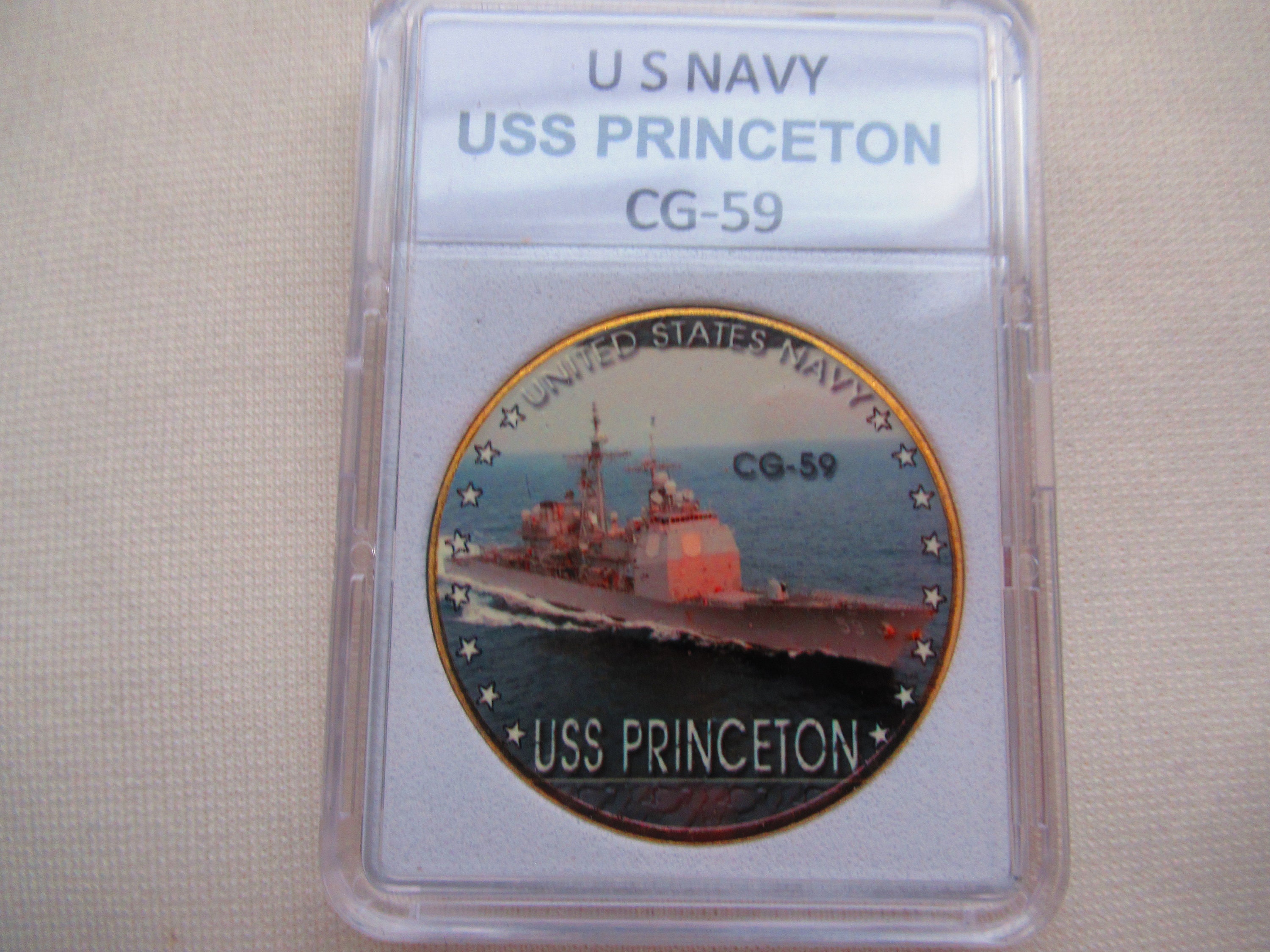 U S NAVY - USS Princeton / CG-59 Challenge Coin - Etsy