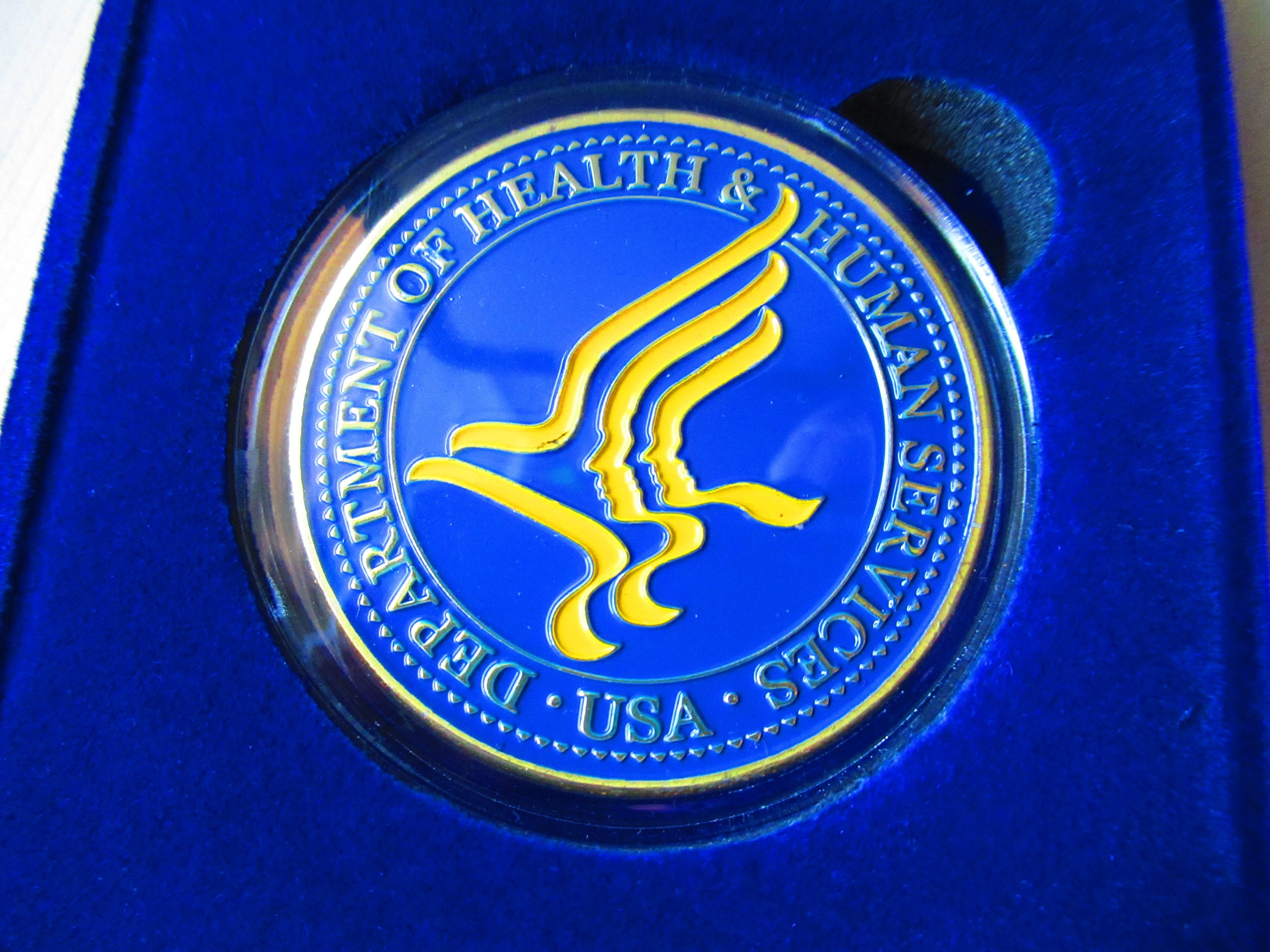 Moneda de desafío del Departamento de Salud y Servicios Humanos de los  Estados Unidos - Etsy México, image size:3000x2250