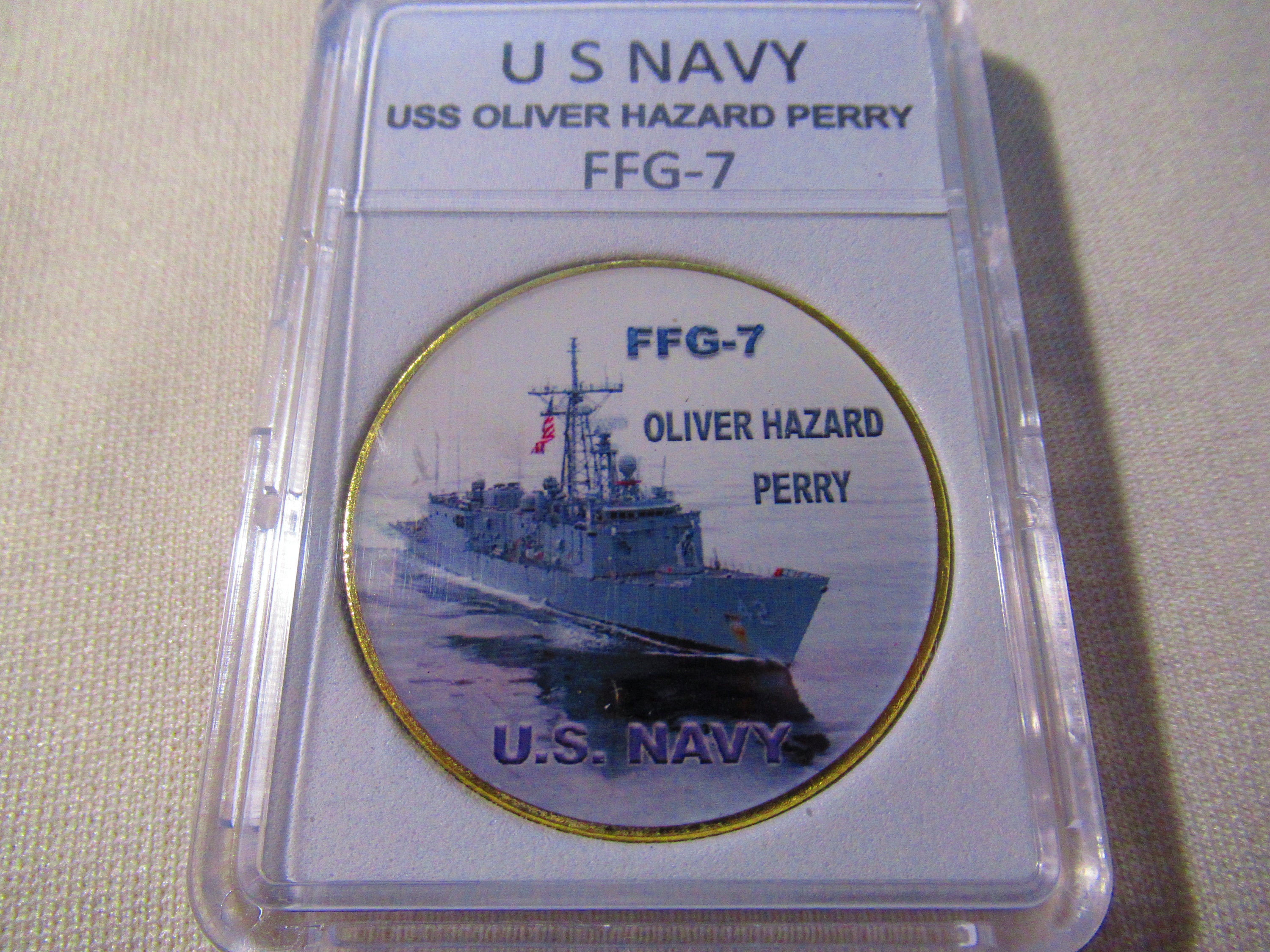 U S Navy - USS Oliver Hazard Perry (FFG-7) Challenge Coin - Etsy