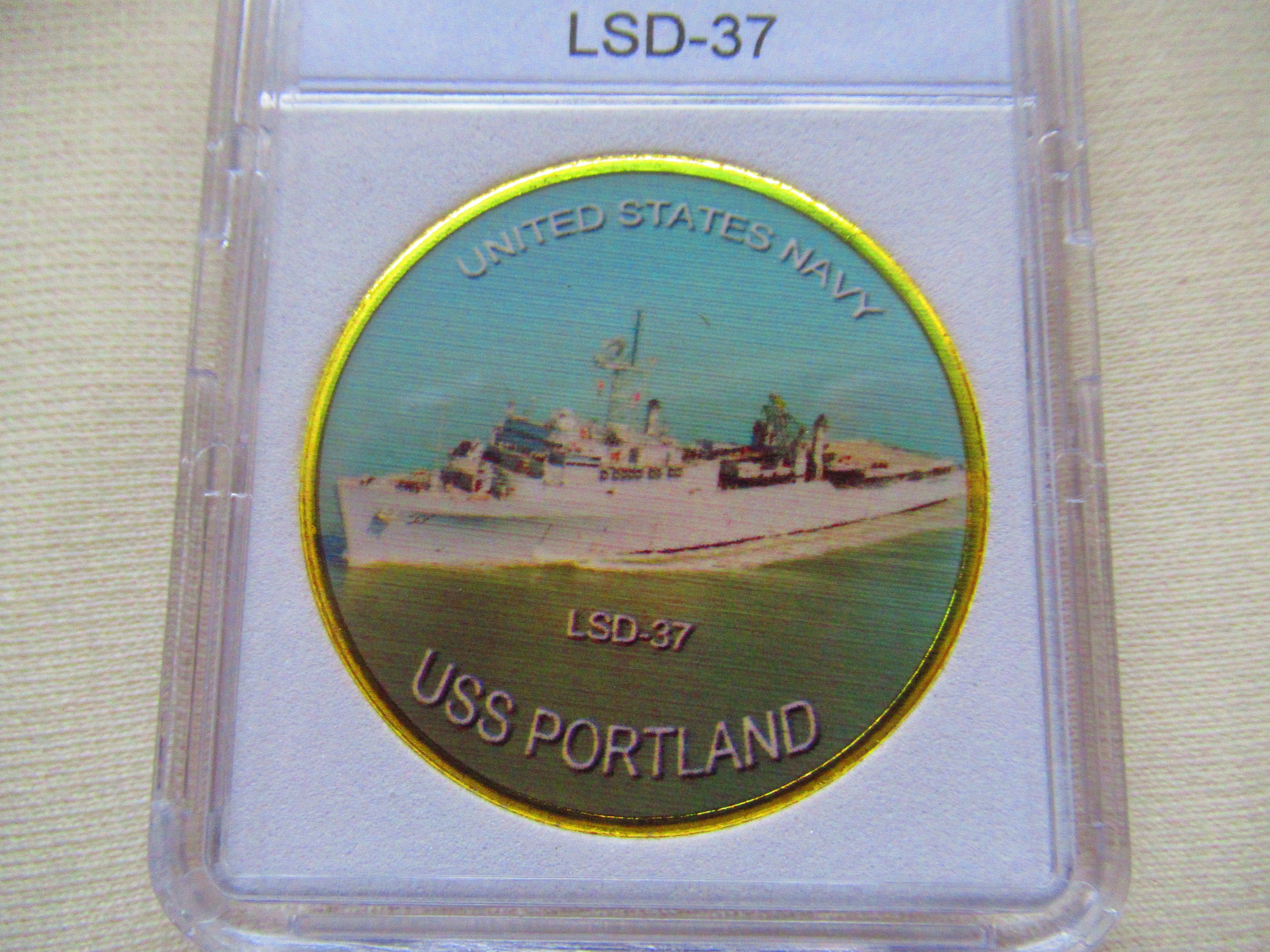 U S Navy - USS PORTLAND (LSD-37) Challenge Coin - Etsy