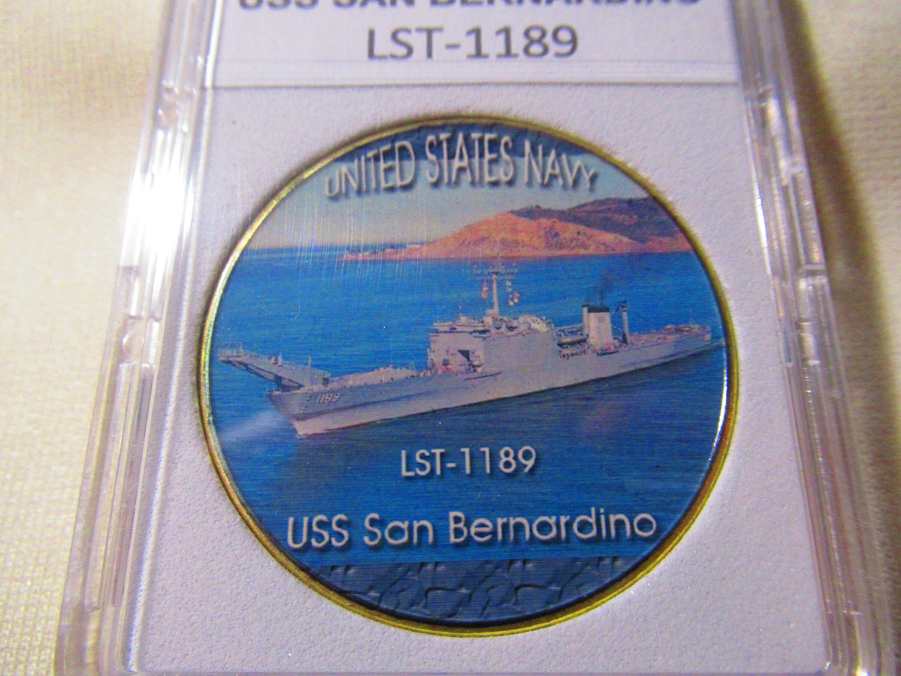 U S Navy - USS San Bernardino (LST-1189) Challenge Coin - Etsy