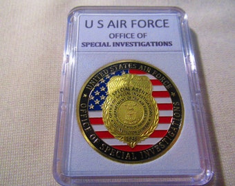 United States Air Force OFFICE Of SPECIAL INVESTIGATIONS Challenge Coin