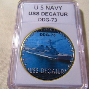 Marina de los EE. UU. - Moneda de desafío USS DECATUR (DDG-73)