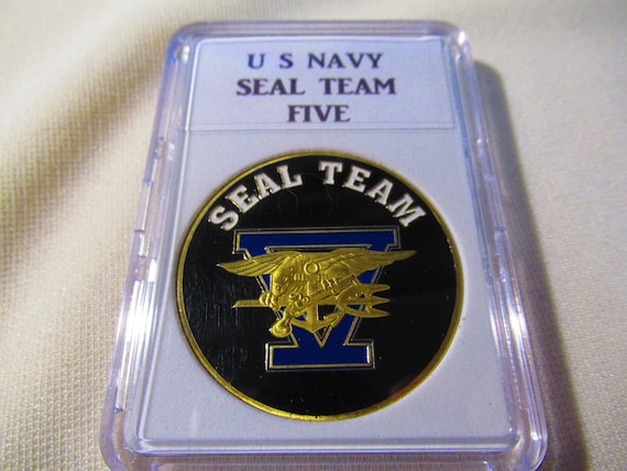 US Navy Seal TEAM FIVE Challenge Coin - Etsy 日本