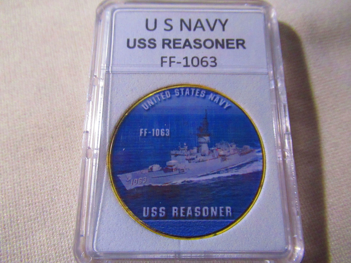 U S Navy USS REASONER FF-1063 Challenge Coin | Etsy