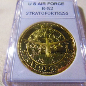 U S AIR FORCE B-52 STRATOFORTRESS Challenge Coin