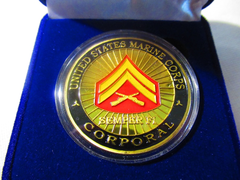 US Marine Corps Corporal Challenge Coin image 8