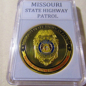 MISSOURI STATE Highway Patrol Challenge Coin