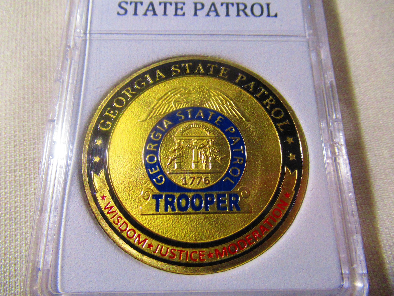GEORGIA STATE PATROL Challenge Coin Etsy