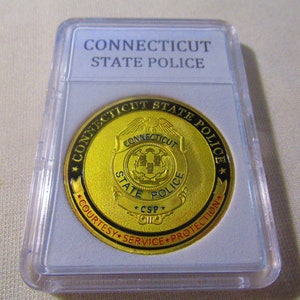 CONNECTICUT STATE POLICE Challenge Coin