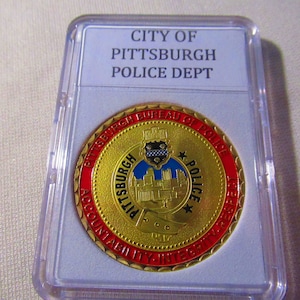 City of PITTSBURGH POLICE DEPT Challenge Coin