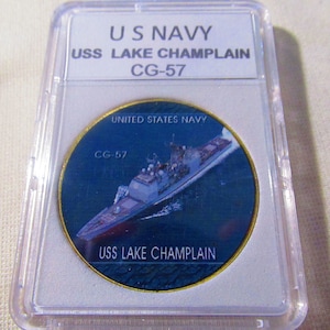 U S Navy - USS Lake Champlain / CG-57 Challenge Coin