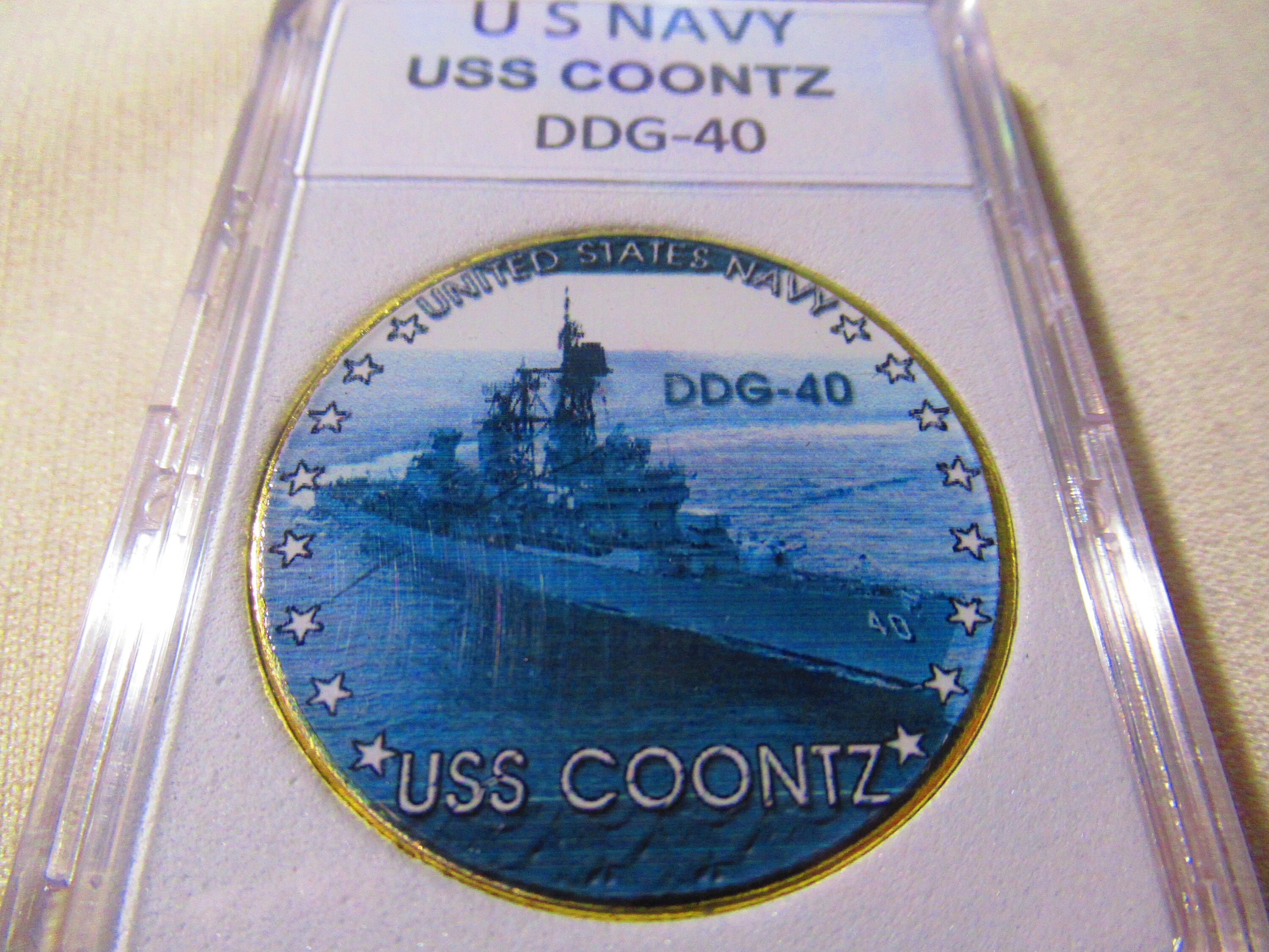 U S Navy - USS COONTZ (DDG-40) Challenge Coin - Etsy