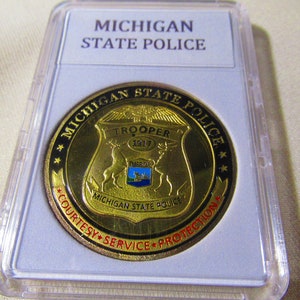 MICHIGAN STATE POLICE Challenge Coin