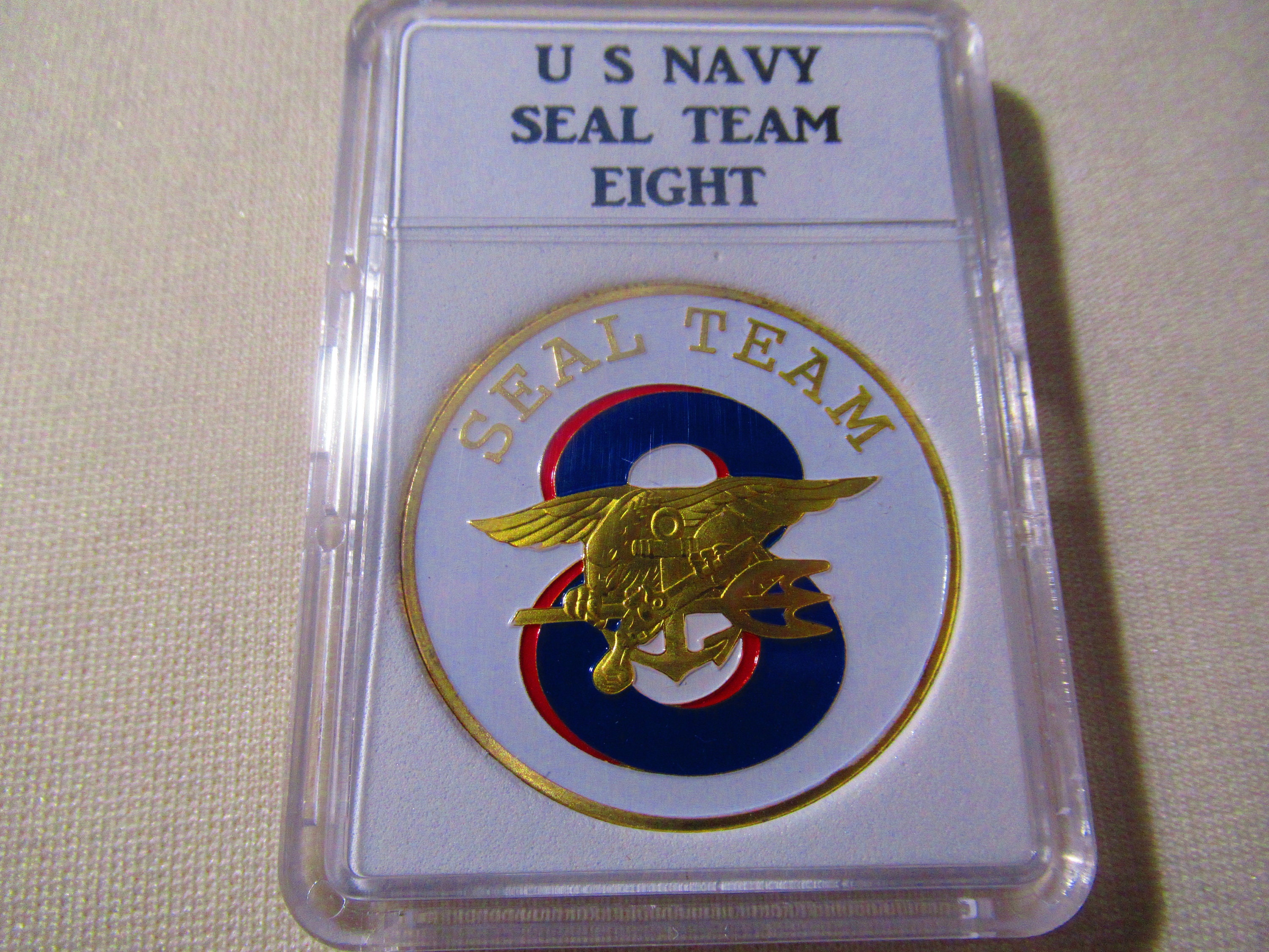 U S Navy SEAL TEAM EIGHT Challenge Coin - Etsy