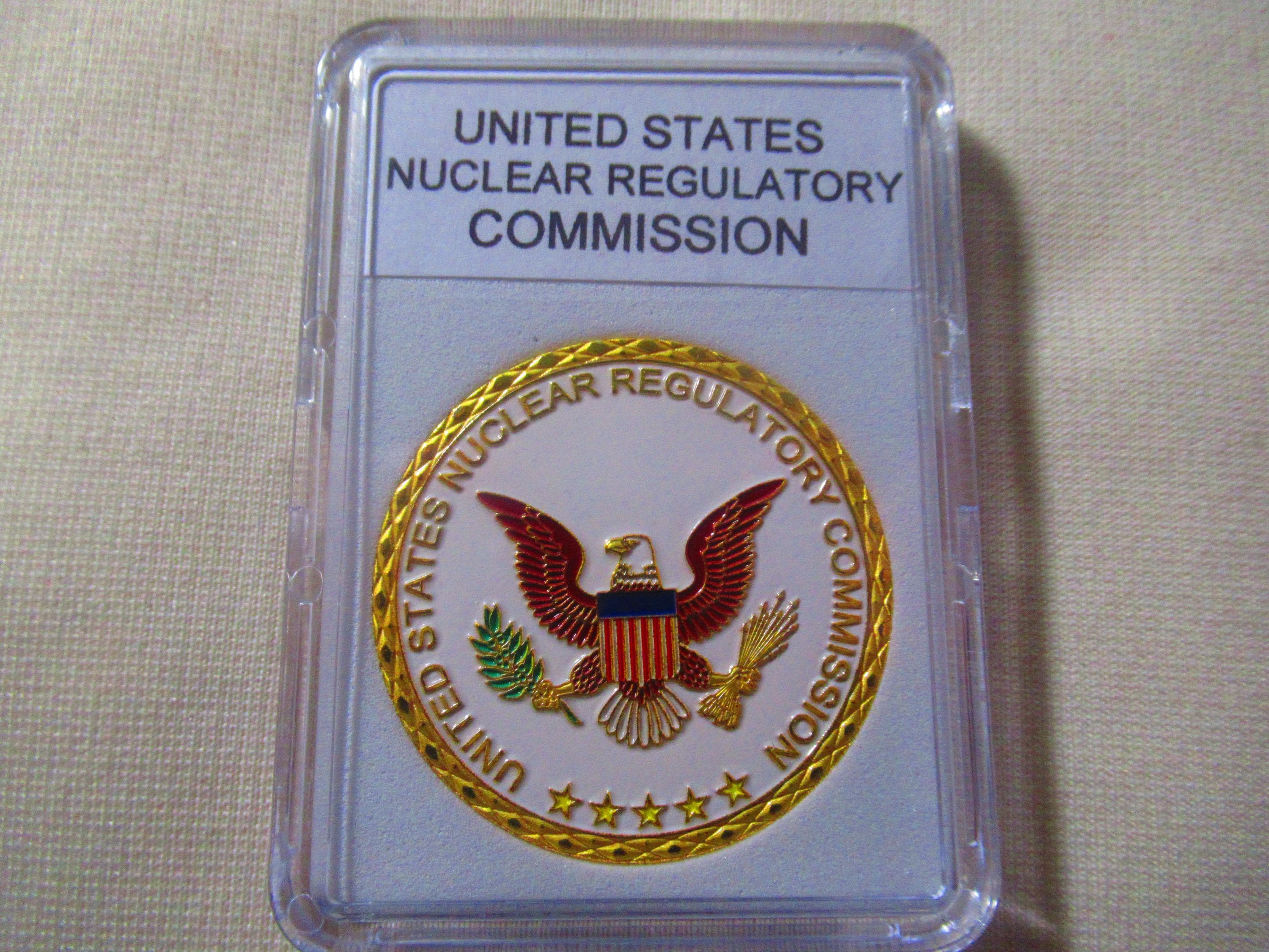 Nuclear Regulatory Commission Challenge Coin