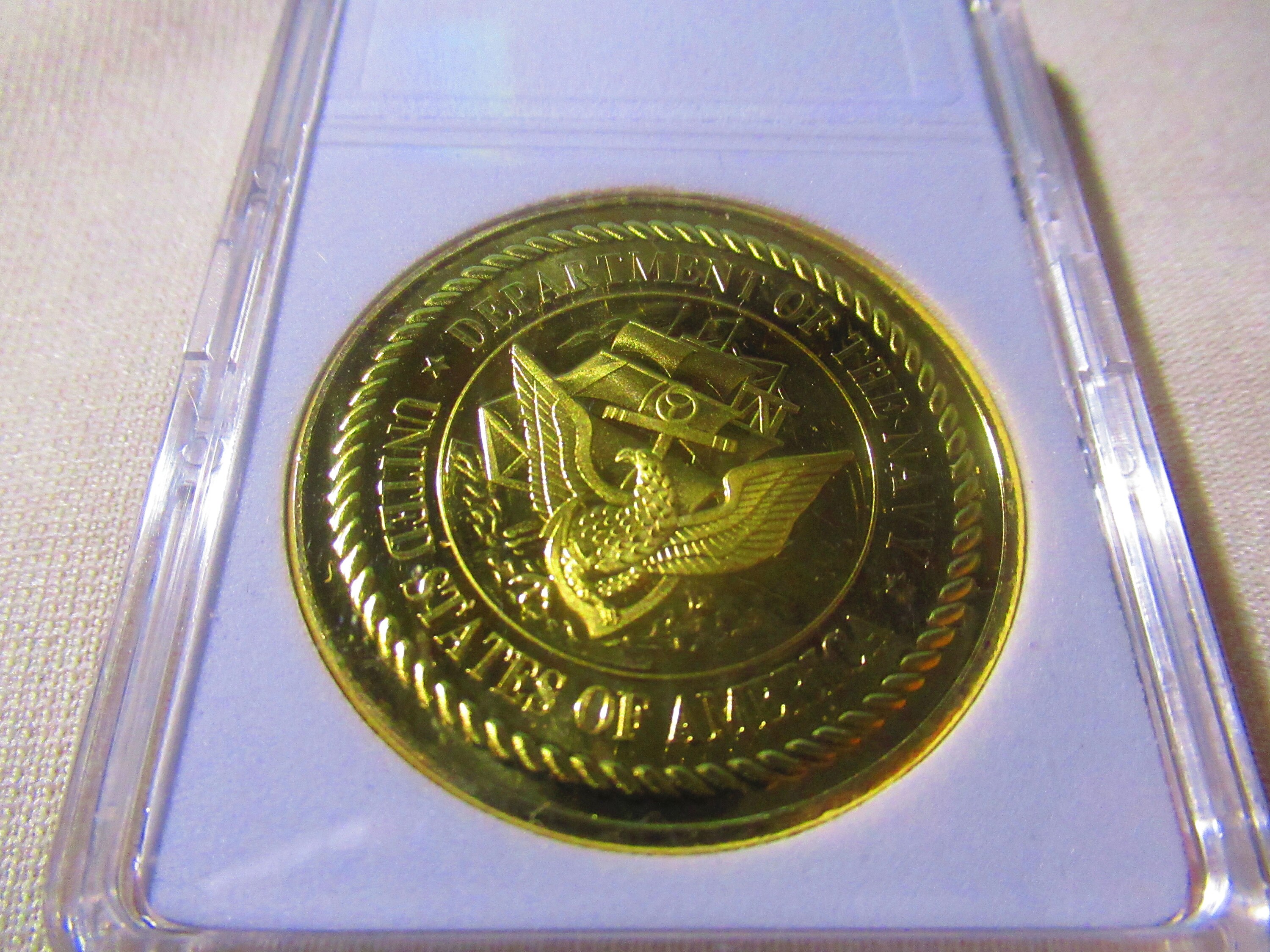 US NAVYチャレンジ U S Navy - USS AMERICA (LHA-6) Challenge Coin - Etsy 日本