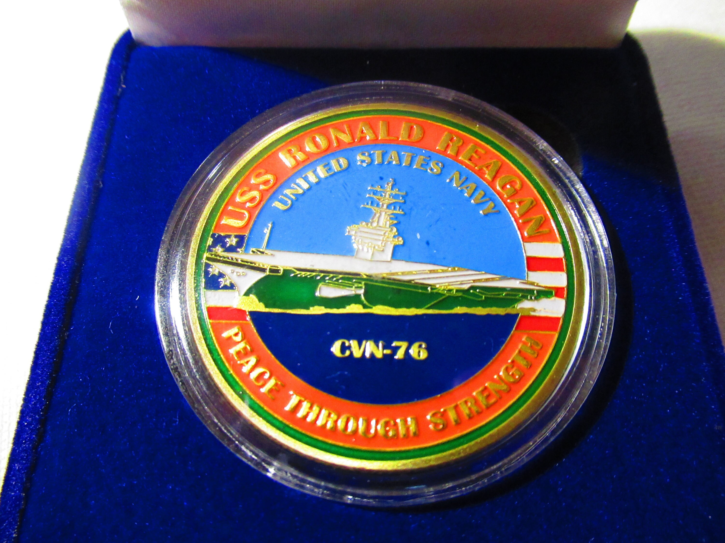 U S Navy - USS Ronald Reagan- CVN-76 Challenge Coin - Etsy 日本