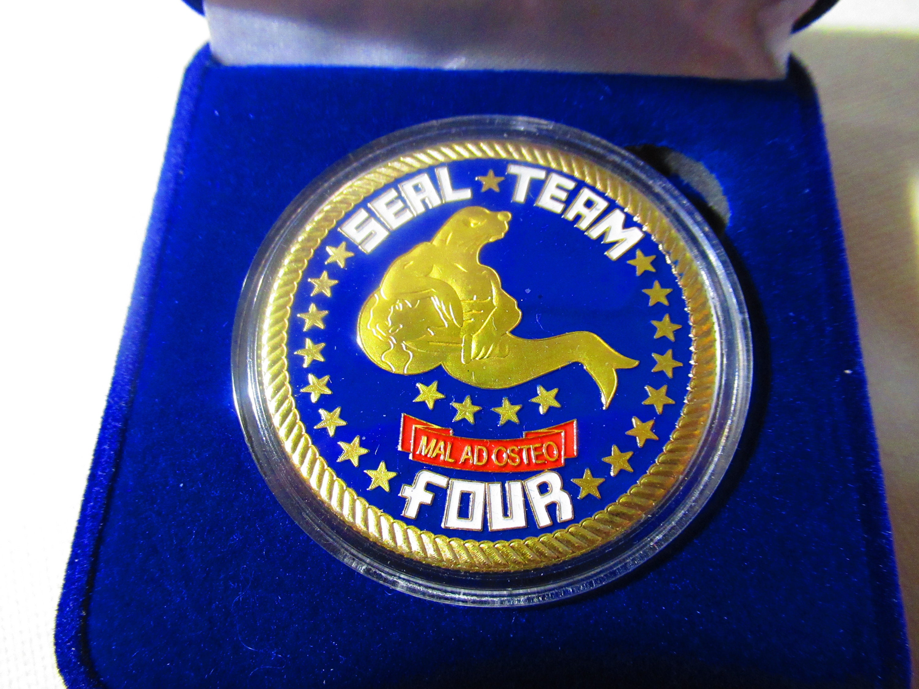 米海軍　Seal Team4　チャレンジコイン U S Navy SEAL TEAM FOUR Challenge Coin - Etsy 日本