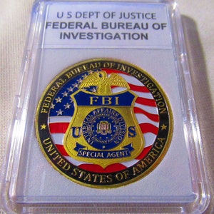 Federal Bureau of Investigation ( FBI ) Challenge Coin