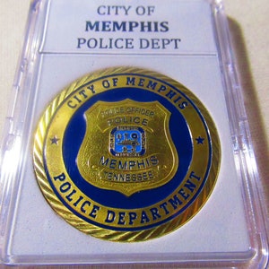 City Of Memphis Police Dept Challenge Coin