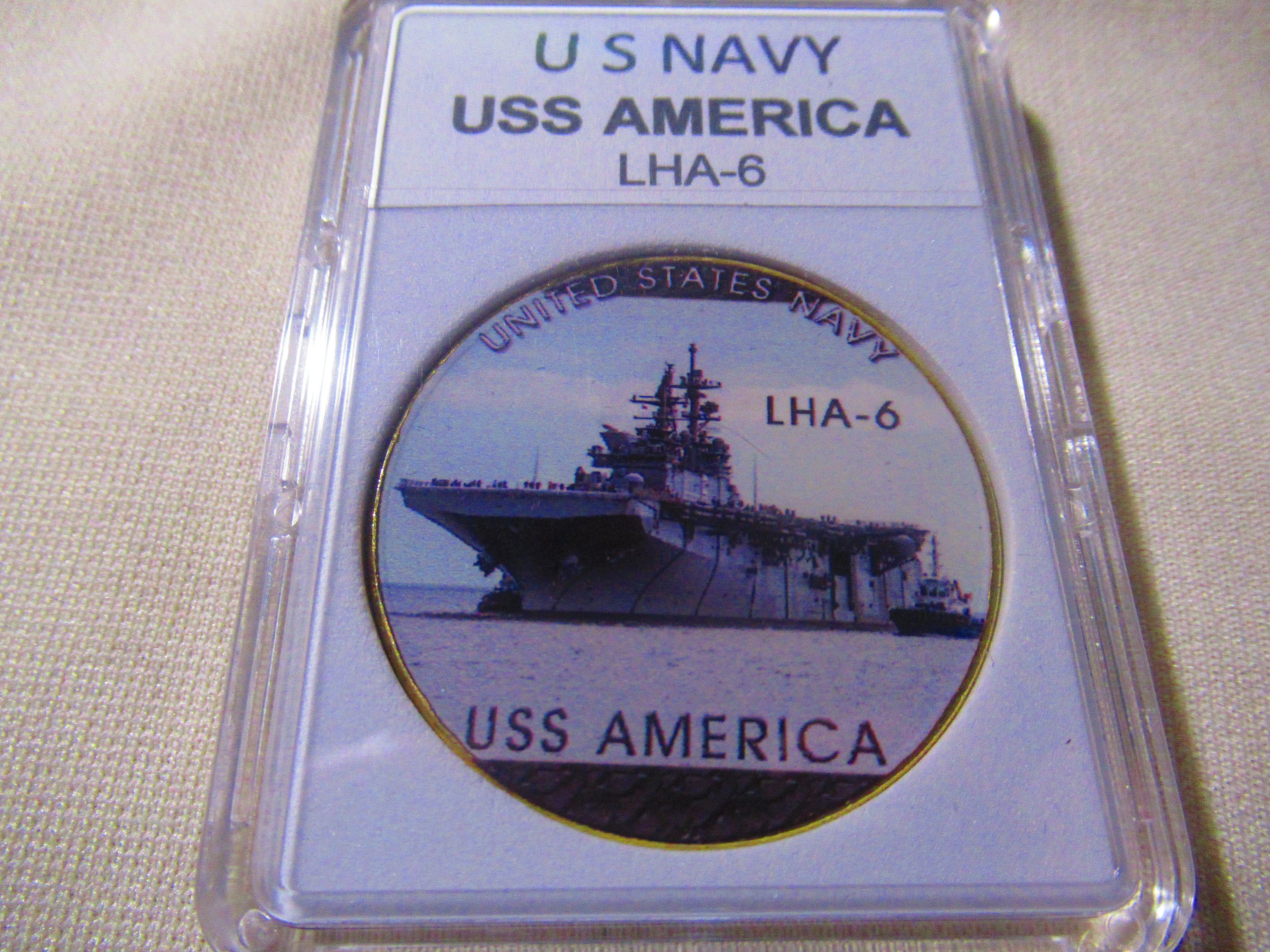 U S Navy - USS AMERICA (LHA-6) Challenge Coin - Etsy 日本