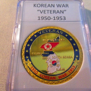 KOREAN WAR VETERAN Challenge Coin